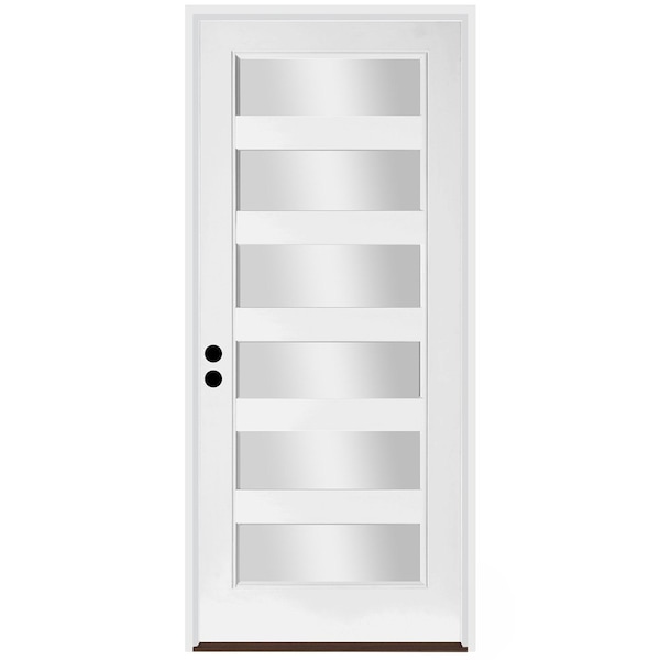 Trimlite Exterior Single Door, Right Hand/Inswing, 1.75 Thick, Fiberglass 2880RHISPSF20F6LC69161DB - main